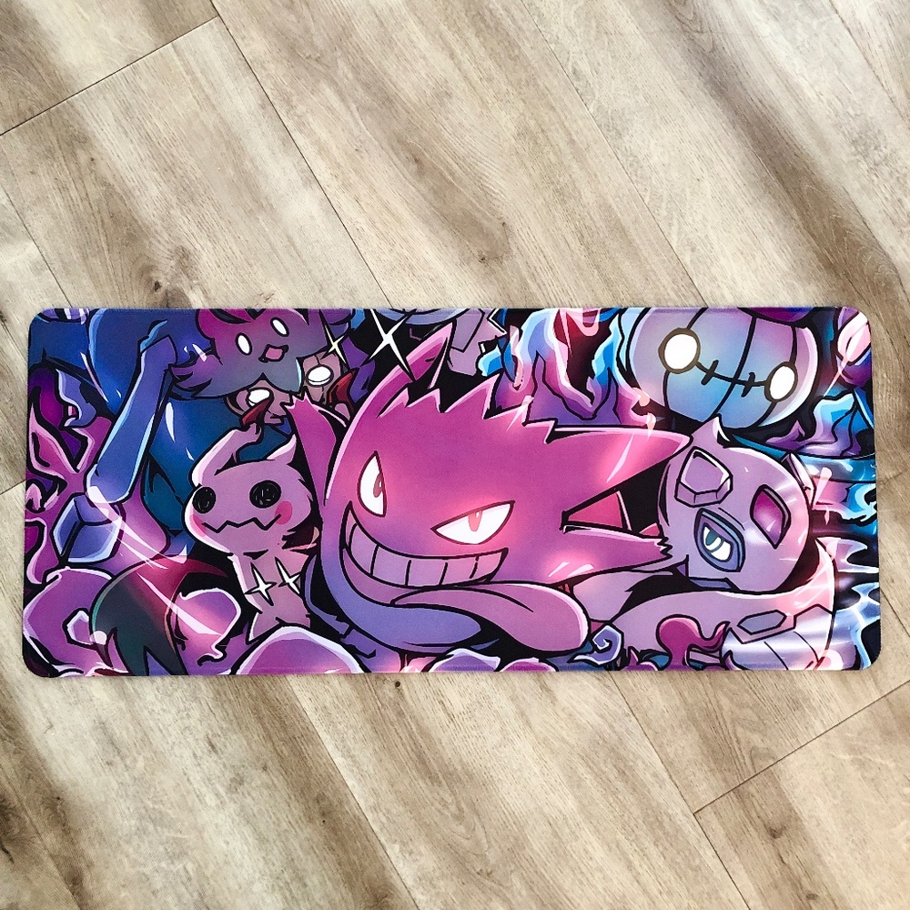 Pokemon, Gengar, Extra Large, Gaming, Mouse Pad, Desk Mat, 27.5 in x 11.5 in NEW
